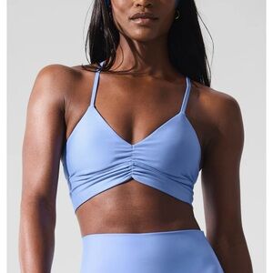 Alo Airlift Divine Bra NWT Crystal Clear Blue